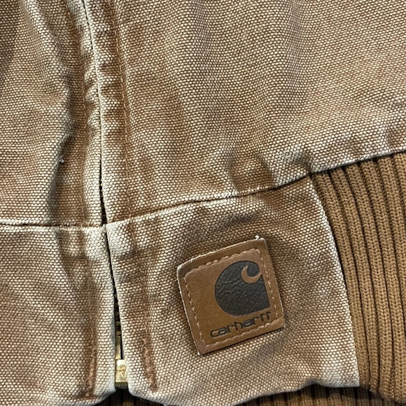 VTG Carhartt Jacket Mens Medium J14 BRN Synovex Choice in brown HTF western coat - Picture 2 of 16